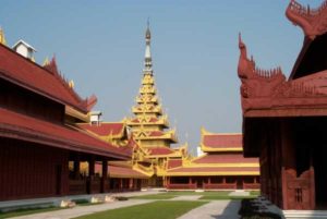 Der königliche Palast in Mandala