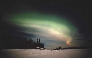 Polarlicht im arktischen Kanada