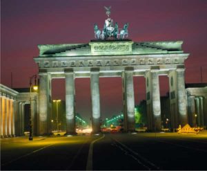 Das Brandenburger Tor bei Nacht