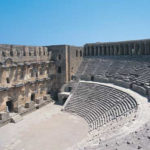 Das Theater von Aspendos von innen
