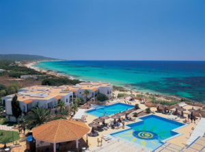 Hotelanlage direkt am Strand auf Formentera