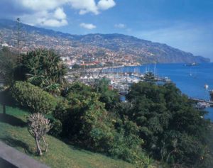 Panoramablick über Funchal auf Madeira