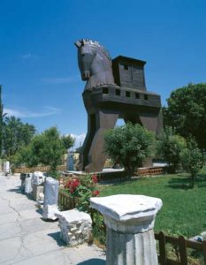 Das Trojanische Pferd in Troja