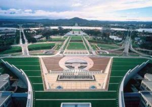 Canberra ist eine geplante Gartenstadt