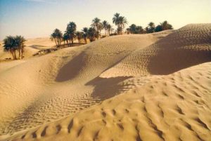 Tunesische Wüstenlandschaft