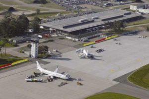 Flughafen Karlsruhe aus der Luft