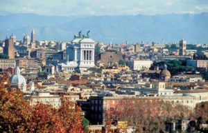 Panoramablick auf Rom