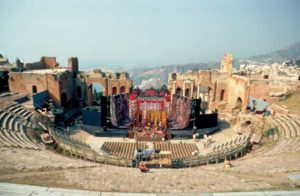 Das antike Teatro Greco in Taormina