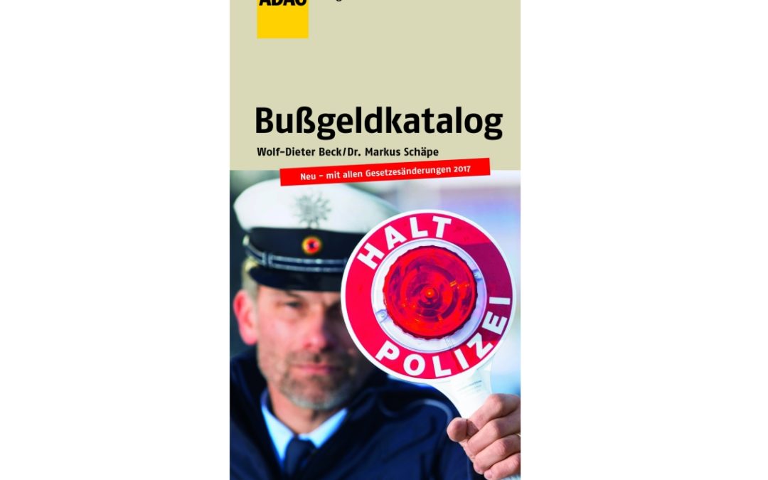 Neuer ADAC Ratgeber „Bußgeldkatalog“