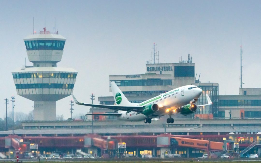 Germania zurück in Berlin-Tegel