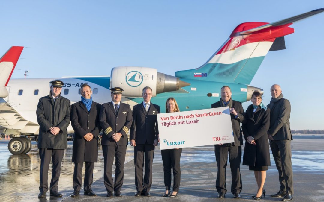 Luxair nimmt neue Verbindung von Berlin-Tegel nach Saarbrücken auf