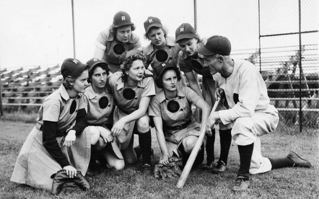 Baseball-Damen der Rockford Peaches feiern Jubiläum
