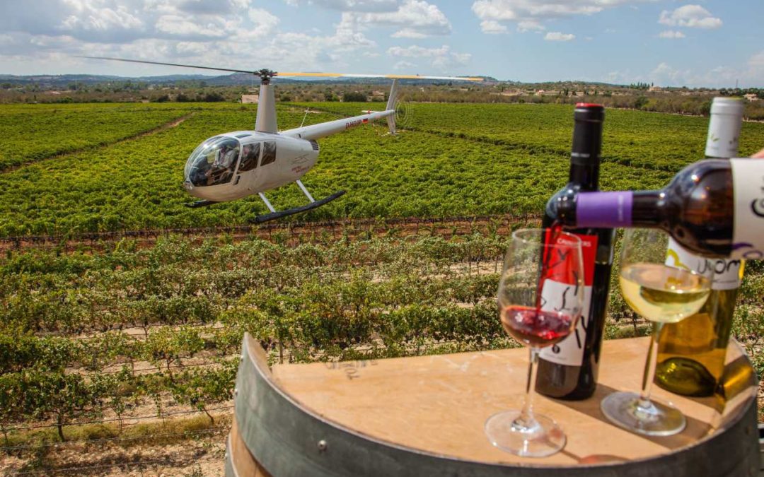 Mallorca: mit dem Hubschrauber zur Weinprobe