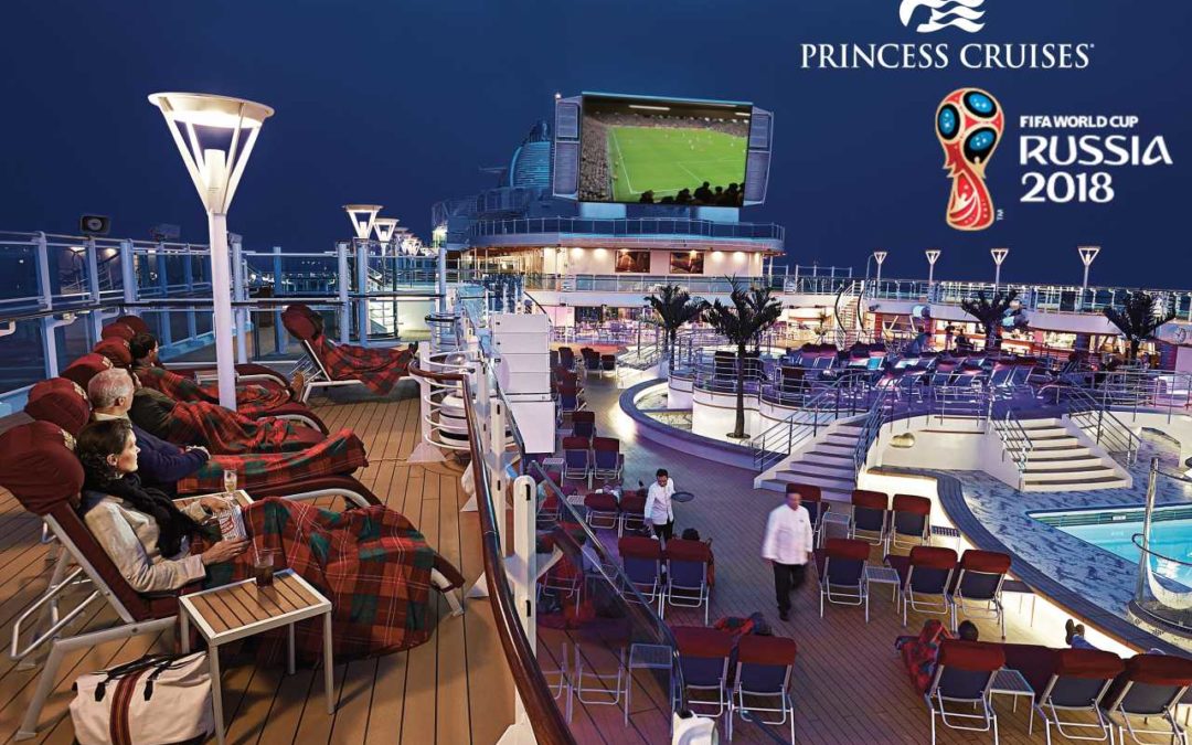 Fußball WM an Bord von Princess Cruises