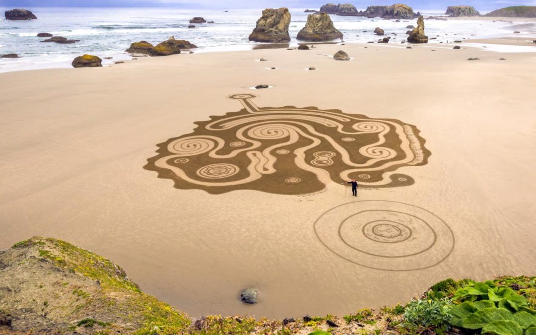 Oregon: Circles in the Sand an den Stränden von Bandon