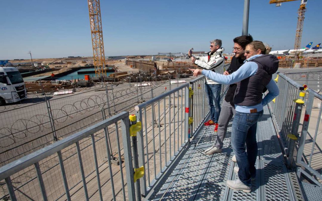 Flughafen Frankfurt: Rundfahrt zur Baustelle des neuen Terminal 3