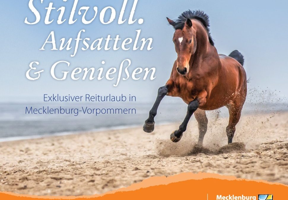 Neue Broschüre für Reiturlaub in Mecklenburg-Vorpommern