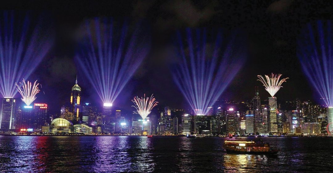 Hongkong: Neujahr 2020 startet mit großem Glückspiel und Lichtershow