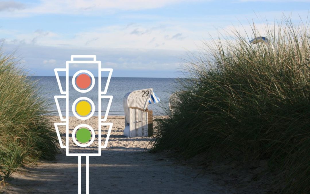 Strandampel informiert über freie Strandplätze in der Lübecker Bucht