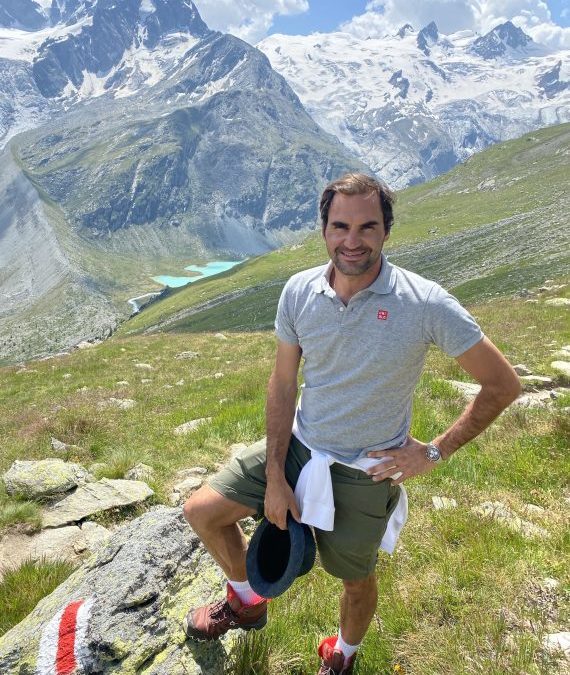 Roger Federer wirbt für die Schweiz