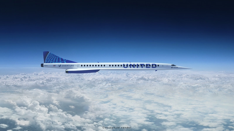 United Airlines plant Comeback von Überschallflügen