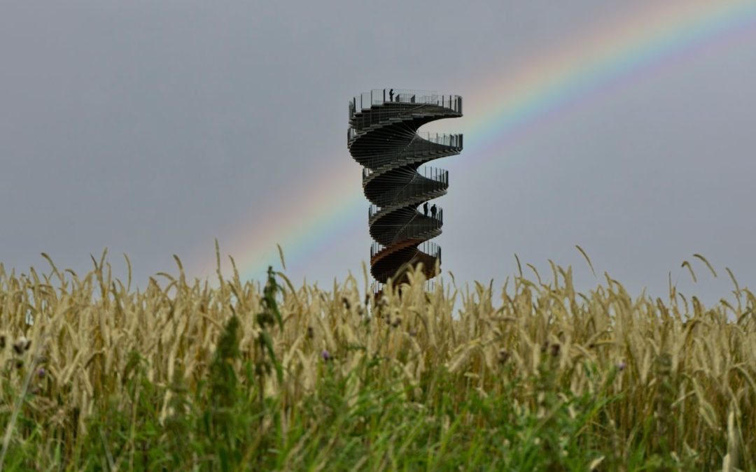 Spektakulärer Aussichtsturm in der Region Tøndermarsch