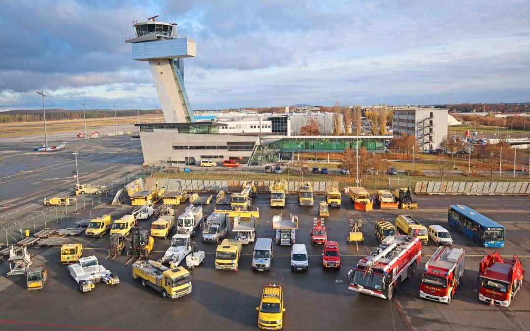 Flughafen Nürnberg rüstet auf klimaneutrale Fahrzeugflotte um