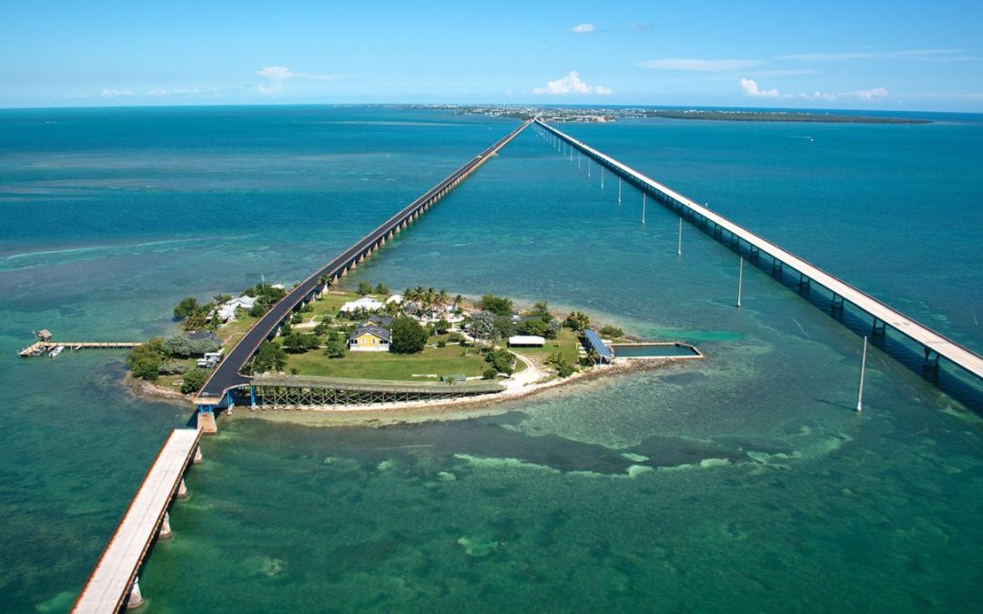 Old Seven Mile Bridge nach Renovierung vor Wiedereröffnung