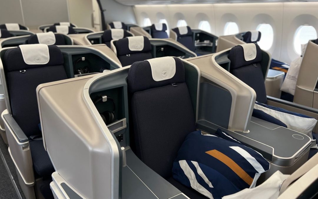 Verbesserte Business Class im Lufthansa Airbus A350