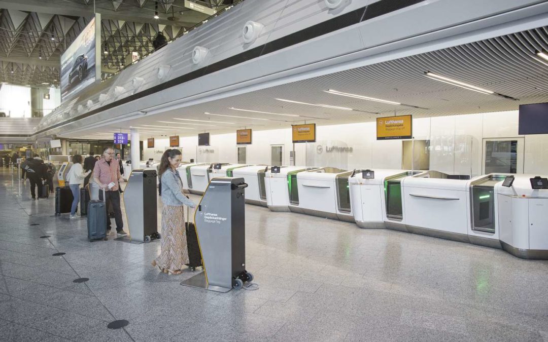 Flughafen Frankfurt führt automatisierte Gepäckaufgabe ein