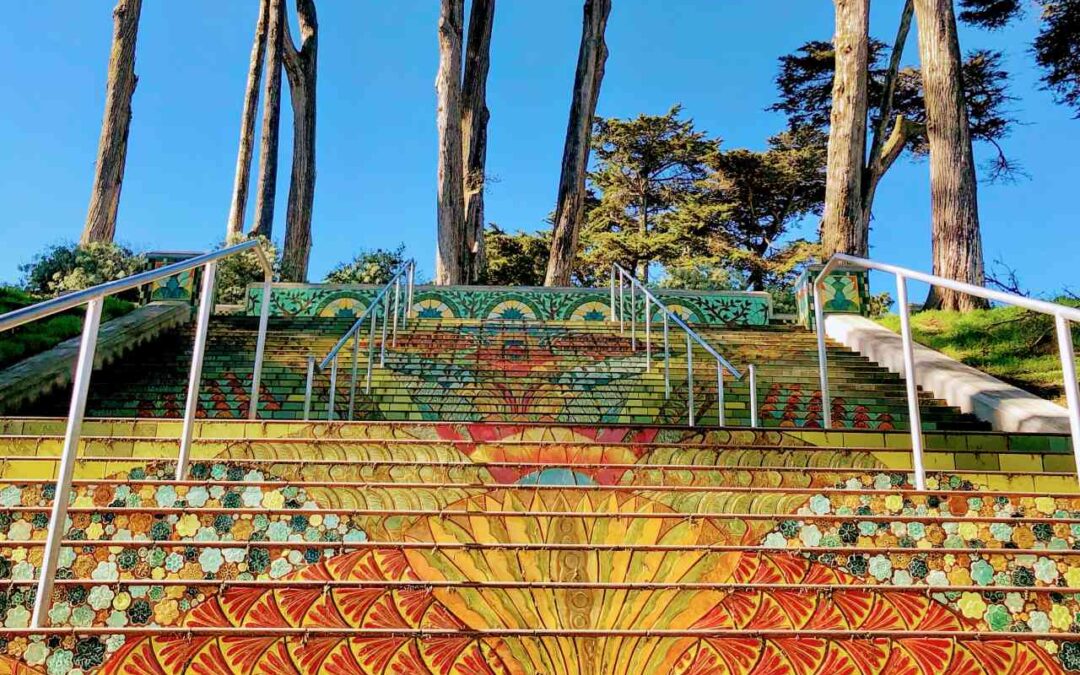 Treppen als Kunstobjekte in San Francisco