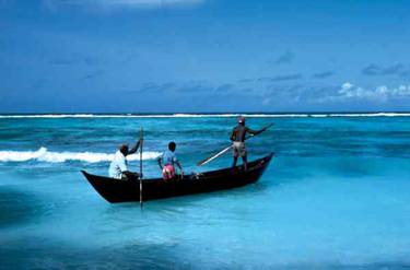 Fischerboot Seychellen